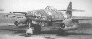 Me.262A-1a/U4, захваченный американскими войсками, апрель 1944 года