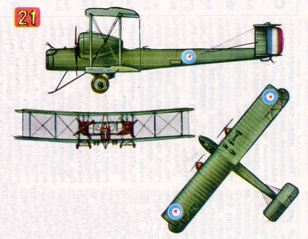 Бомбардировщик «Виккерс Вими-Роллс» (Англия, 1918)
