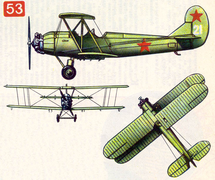 Учебный самолет У-2 (СССР, 1926)