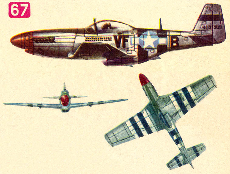 Истребитель Норт-Америкен «Мустанг» Р-51 (США, 1940)