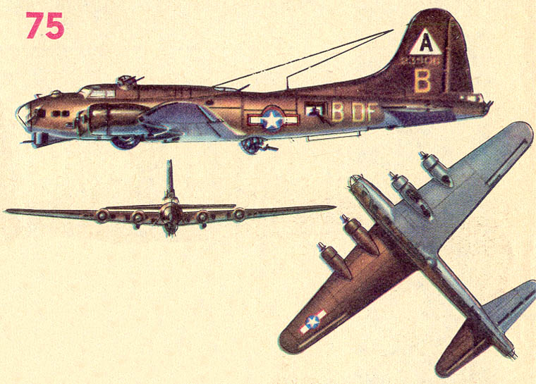 Бомбардировщик «Боинг» В-17 «Флаинг фортресс» (США, 1935)
