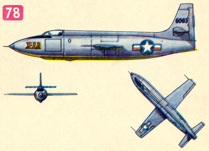Экспериментальный самолет Белл X-IA (США, 1953)