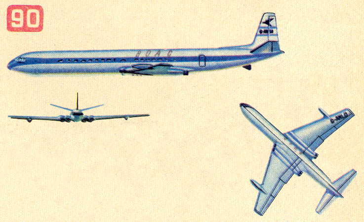 Пассажирский самолет Де Хевиленд ДН-106 «Комета» (Англия, 1949)