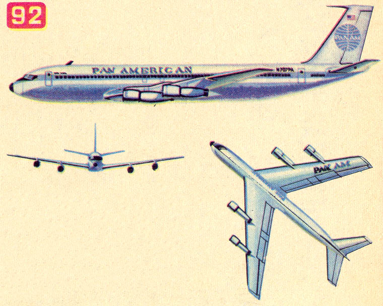 Пассажирский самолет «Боинг-707» (США, 1954)