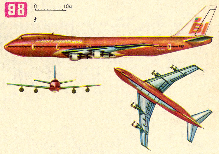 Пассажирский самолет «Боинг В-747» (США, 1969)